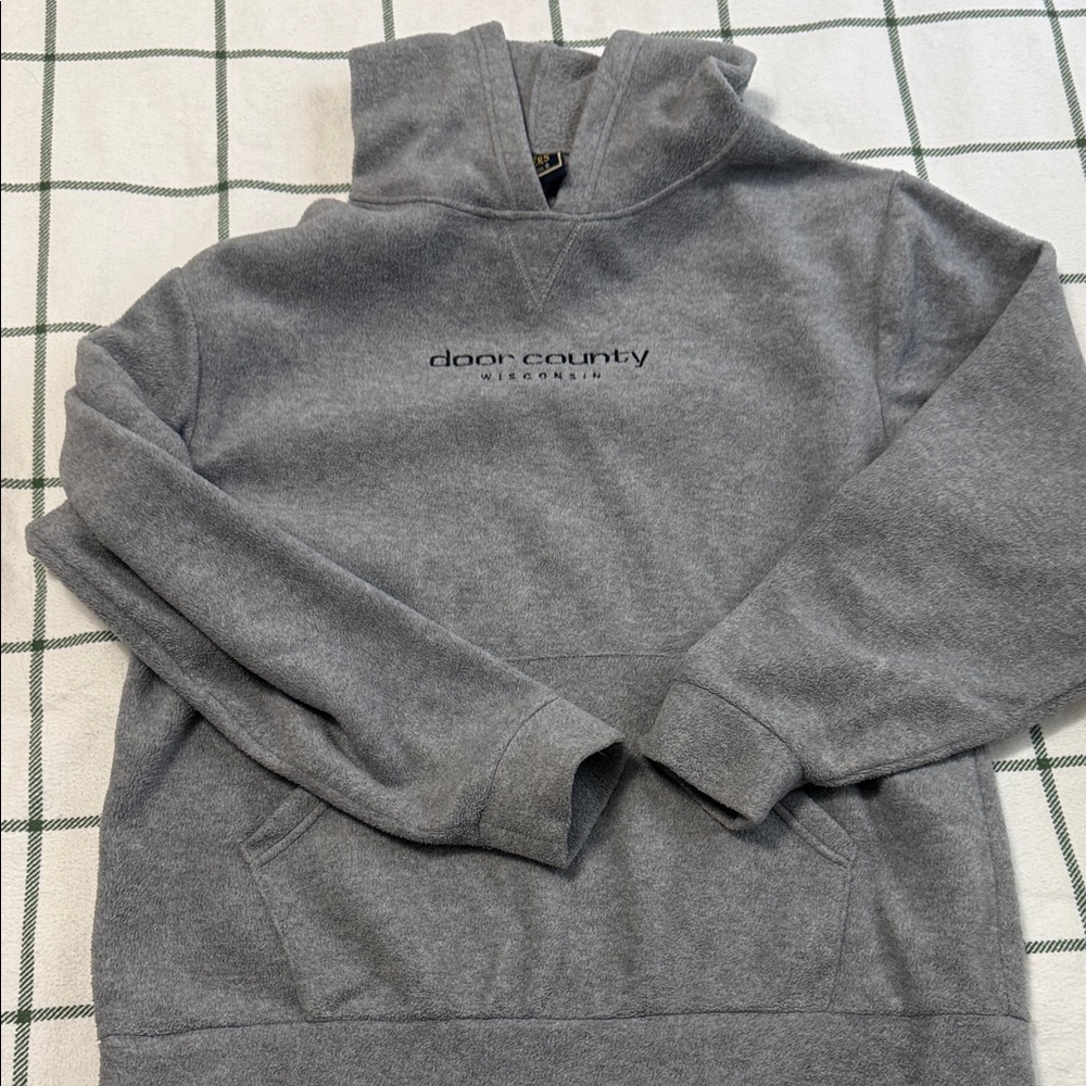 Women’s grey door county hoodie